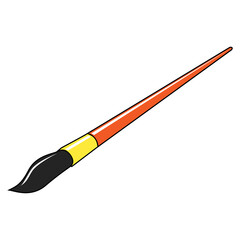 paintbrush vector illustration