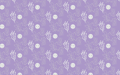 Seamless Pattern with Flowers