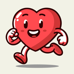 Romantic Retro Vibes - Vector Illustration of Vintage Love Heart Shape for Valentine's Day 5