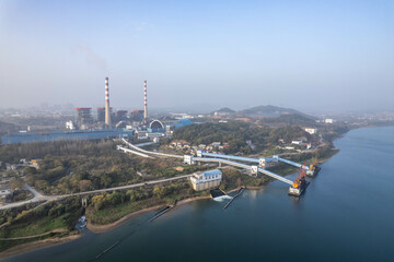 Thermal power plant industrial building