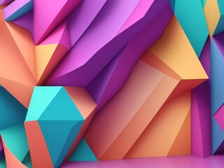 2d graphic wallpaper with colorful grainy gradients. Generated AI