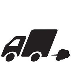 走るトラックロゴ