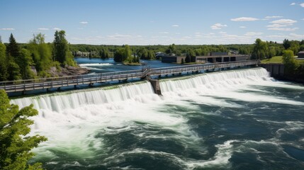 Eco Flow: Tap into the power of nature with hydroelectric energy. Sustainable, reliable, and environmentally friendly