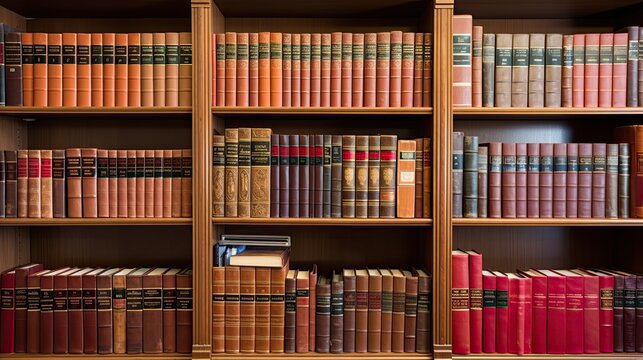 Immerse yourself in a world of ancient wisdom as you explore these captivating photographs of bookshelves in a historic library. Each image holds stories and knowledge that have stood the test of time