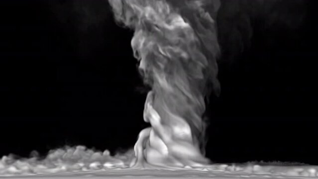 smoke tornado swirl loop effect