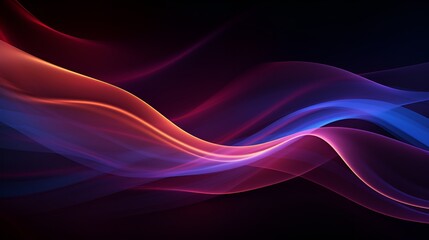 Abstract glowing neon lines intertwining in a futuristic display , abstract glowing neon lines, intertwining, futuristic display