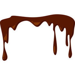 Melted Chocolate Illustration