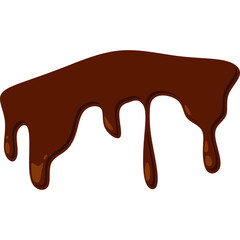 Melted Chocolate Illustration