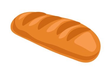 Freshly baked loaf of bread, cooking and baking