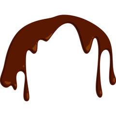 Melted Chocolate Illustration