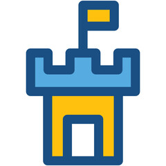 Castle Vector Icon