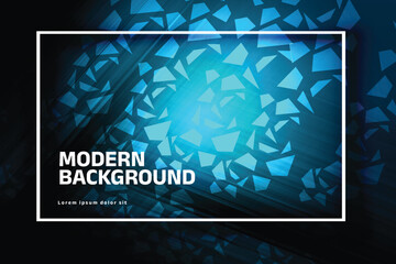 Modern Abstract Colorful blue Vector Background 