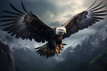 Muurstickers eagle wallpaper © Tomi adi kartika