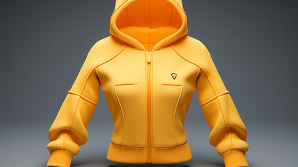 3d render of a person in a jacket