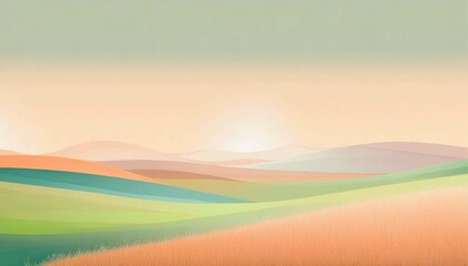 Fototapeta premium Minimalist Abstract Background with Sweet Life Concept, Copy Space for text or Quote.
