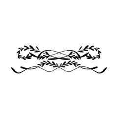 Abstract Floral Wedding Ornament 