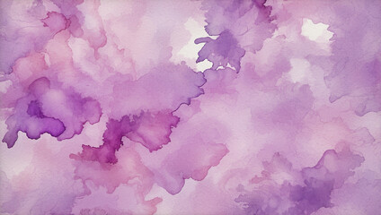 Obraz na płótnie Canvas Abstract watercolor background design that beautifully combines purple and pink.