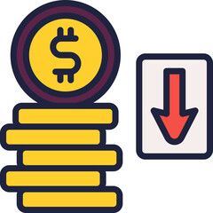 lost icon. vector filled color icon for your website, mobile, presentation, and logo design.