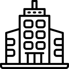 office icon. vector line icon for your website, mobile, presentation, and logo design.