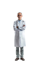 meat inspector standing full length, isolated on transparent background.PNG