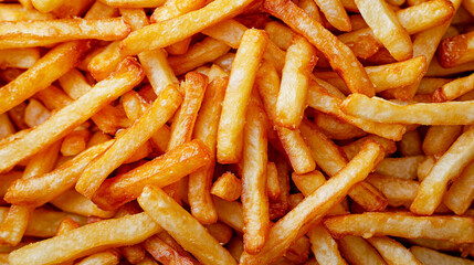 background of seamless fries. Generative Ai.