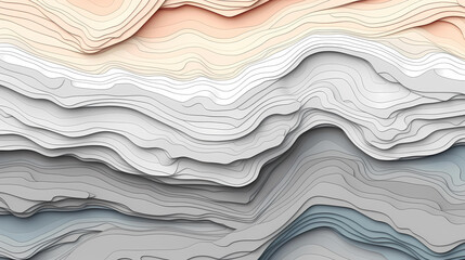 Obraz premium Abstract geometric lines background, technological lines background and light effects, 3D rendering
