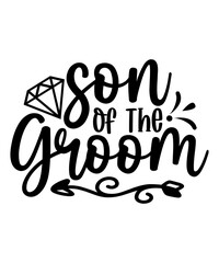 Wedding Svg Bundle, Wedding Monogram Svg, Bride and Groom Svg, Save the Date Svg File for Cricut, Instant Download