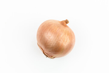 onion isolated on white background with copy space for your text.