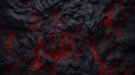 A heavy smoke from a volcano mixed with ashes and fire , Abstract texture background wallpaper - Generative AI	 - obrazy, fototapety, plakaty