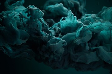 turmoil in deep teal. Generative AI