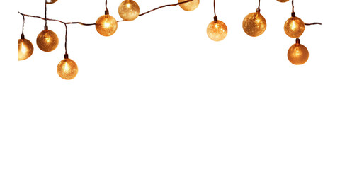 string light, Christmas New Year lights Artificial Intelligence Generative