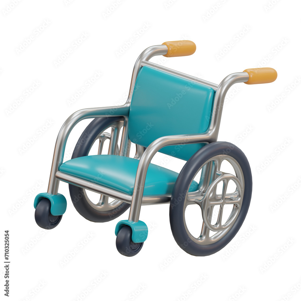 Aufkleber 3d disability model access and support for individuals. 3d illustration, 3d element, 3d rendering. 3