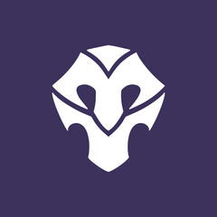 Logo robot vector illustartion. Esport logo design. Tech logo design.