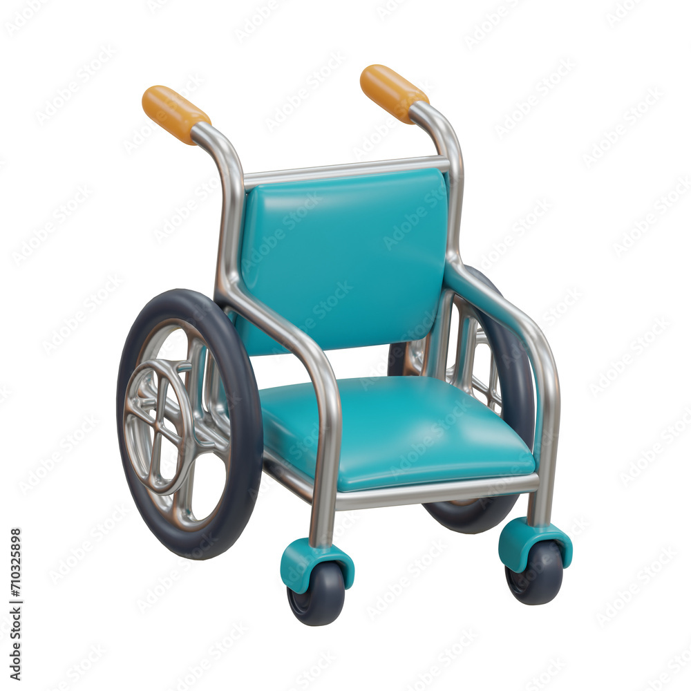 Aufkleber 3d disability model access and support for individuals. 3d illustration, 3d element, 3d rendering. 3