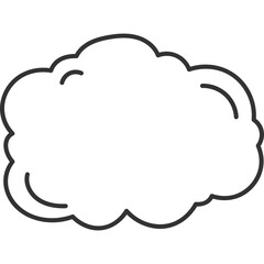 Comic Speech Bubble Line