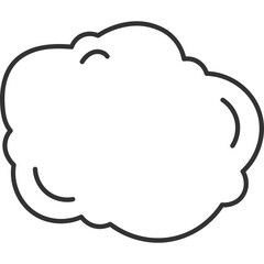 Comic Speech Bubble Line