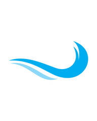 wave logo , sea logo vector