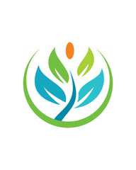 wellness logo , treatment logo vector