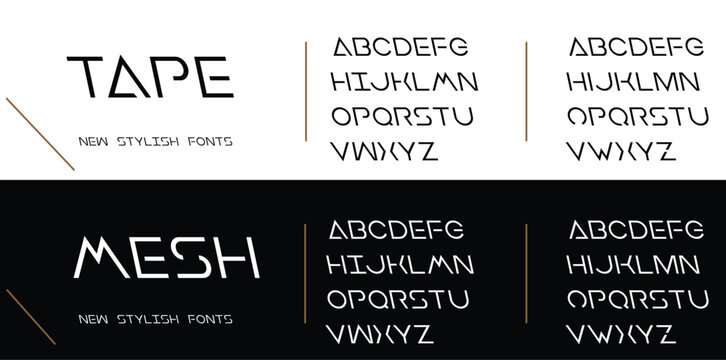 Sport Modern Italic Alphabet Font.
