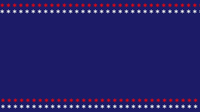 Abstract blue background with stars, american flag themes 