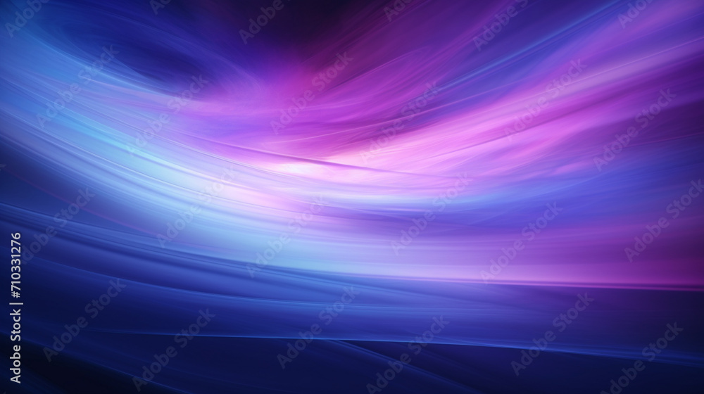 Canvas Prints blue and pink abstract background with waves, futuristic glowing background, generative ai