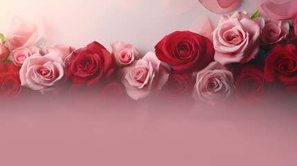 Fototapeta na wymiar Valentine's Day, love and romance background, background with heart shapes