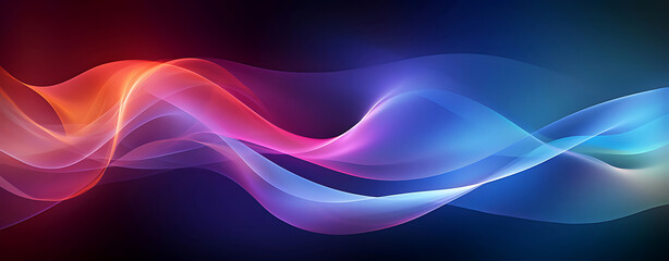 Big Neon Wave Background