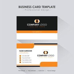 Business Card Template. New Colourful Business Card Design. Vector Business Card Design. EPS10