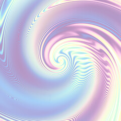 Groovy abstract rainbow swirl background.