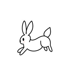 easter bunny rabbit, illustration 