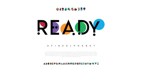 Ready Sport Modern Alphabet Font