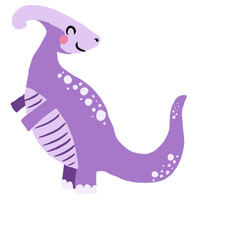 Cute design graphic dinosaurs isolated png for kids