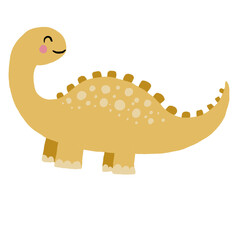 Cute design graphic dinosaurs isolated png for kids