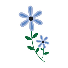 Easter Flower with Leaves